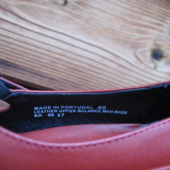 NWOB Dansko Red Orange Clogs 9.5 10 - Picture 5 of 7